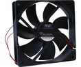 Axiale ventilator zonder borstel DC 120x120x25mm 12V 145.2m³/h